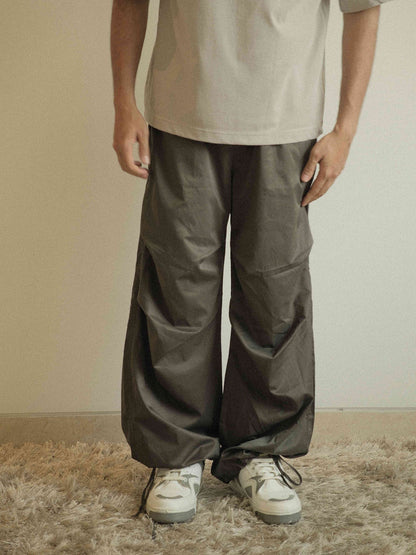 Military Green Parachute Pants