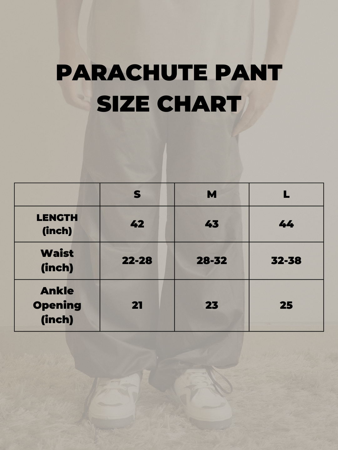 Military Green Parachute Pants